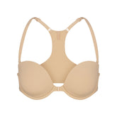FITS EVERYBODY RACERBACK DEMI BRA | CLAY