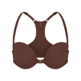 FITS EVERYBODY RACERBACK DEMI BRA | COCOA