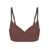 FITS EVERYBODY LOW BACK LONGLINE BRA | COCOA