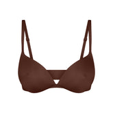 SKIMS ULTIMATE NIPPLE WIRELESS PUSH-UP BRA | COCOA