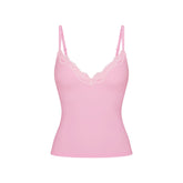 FITS EVERYBODY LACE PUSH-UP CAMI | BUBBLE GUM TONAL