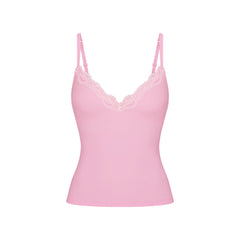 FITS EVERYBODY LACE PUSH-UP CAMI | BUBBLE GUM TONAL