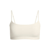 COTTON JERSEY SCOOP BRALETTE | BONE