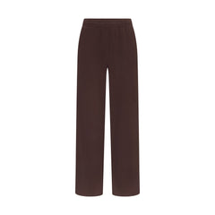 FRENCH TERRY STRAIGHT LEG PANT | ESPRESSO