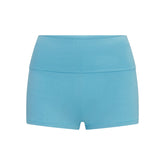 COTTON JERSEY FOLDOVER SHORT | WATER
