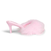 FEATHER KITTEN HEEL | CHERRY BLOSSOM