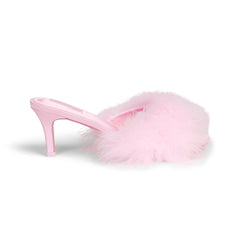 FEATHER KITTEN HEEL | CHERRY BLOSSOM