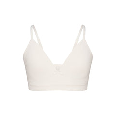 COTTON SEAMLESS JUNIORS TRAINING BRA 2-PACK | MARBLE AND BALLET