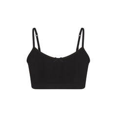 COTTON SEAMLESS JUNIORS BRALETTE 2-PACK | LIGHT HEATHER GREY AND SOOT