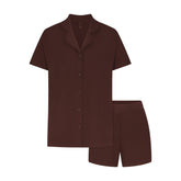 SOFT LOUNGE SHORT SLEEP SET | COCOA
