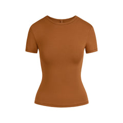 COTTON JERSEY T-SHIRT | CHAI