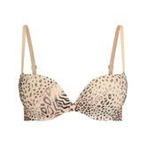 FITS EVERYBODY PUSH-UP BRA | SAND MULTI ANIMAL