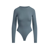 FITS EVERYBODY LONG SLEEVE CREW NECK BODYSUIT | ZIRCON