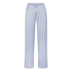 WOVEN SHINE LACE PANT | PERIWINKLE WIDE STRIPE