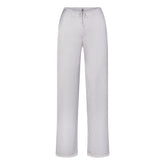 WOVEN SHINE LACE PANT | SILVER TRIPLE PINSTRIPE