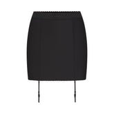 SKIMS BODY MINI GARTER SKIRT | ONYX