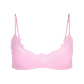 FITS EVERYBODY LACE SCOOP BRALETTE | BUBBLE GUM TONAL