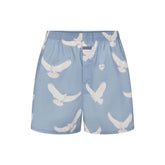 COTTON POPLIN MENS BOXER | AERO TEXTURED DOVE PRINT