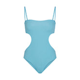 COTTON RIB CUT OUT BODYSUIT | WATER