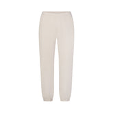 DRAPEY FRENCH TERRY CROPPED JOGGER | BUFF