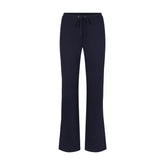 DRAPEY FRENCH TERRY STRAIGHT LEG PANT | NAVY