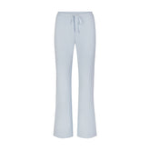 DRAPEY FRENCH TERRY STRAIGHT LEG PANT | POWDER BLUE