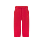 FLEECE LOUNGE MENS RELAXED LONG SHORT | WASHED RED