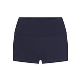 COTTON JERSEY FOLDOVER SHORT | NAVY