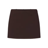 THE ESSENTIAL COLLECTION MINI SKORT | ESPRESSO