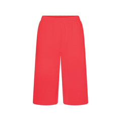 COTTON FLEECE LONG SHORT | WASHED RED