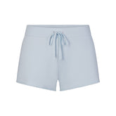 DRAPEY FRENCH TERRY SHORT | POWDER BLUE