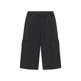 WOVEN MENS RELAXED CARGO SHORT | ONYX