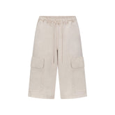 WOVEN MENS RELAXED CARGO SHORT | STONE