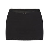 LOGO POINTELLE MICRO SKORT | SOOT