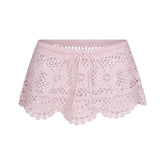 SWIM COVER-UPS CROCHET MINI SKIRT | CHERRY BLOSSOM