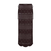 SWIM COVER-UPS CROCHET LONG SKIRT | PHOENIX