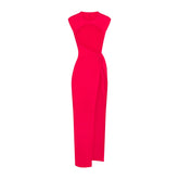 SWIM COVER-UPS COTTON SARONG DRESS | CARMINE