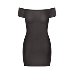 MESH COVER-UPS MINI DRESS | ONYX