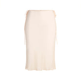 SKIMS ROMANCE TIE SIDE MIDI SKIRT | PRIMROSE
