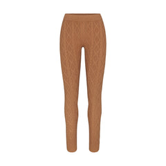 SWEATER KNITS CABLEKNIT LEGGING | DARK HONEY