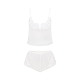 SKIMS ROMANCE CAMI AND SHORT SET | IVORY