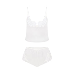 SKIMS ROMANCE CAMI AND SHORT SET | IVORY