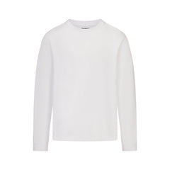 HEAVYWEIGHT COTTON MENS RELAXED LONG SLEEVE T-SHIRT | CHALK