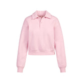 COTTON FLEECE POLO SWEATSHIRT | HALITE