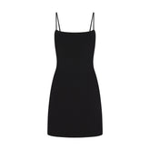 REFINED KNIT MINI DRESS | OBSIDIAN