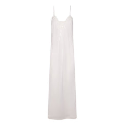 VOILE SLEEP LONG DRESS | SNOW