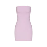 COTTON JERSEY MINI TUBE DRESS | SUGAR PLUM