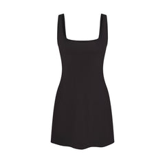 COTTON JERSEY MINI DRESS | SOOT