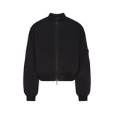 NEOPRENE OUTERWEAR REVERSIBLE BOMBER JACKET | OBSIDIAN