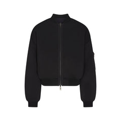 NEOPRENE OUTERWEAR REVERSIBLE BOMBER JACKET | OBSIDIAN